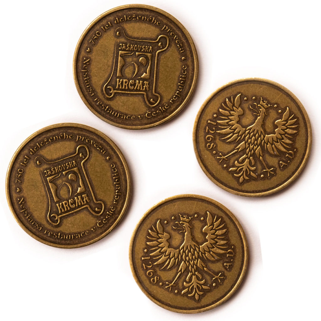 750 let Jaškovské krčmy, mince